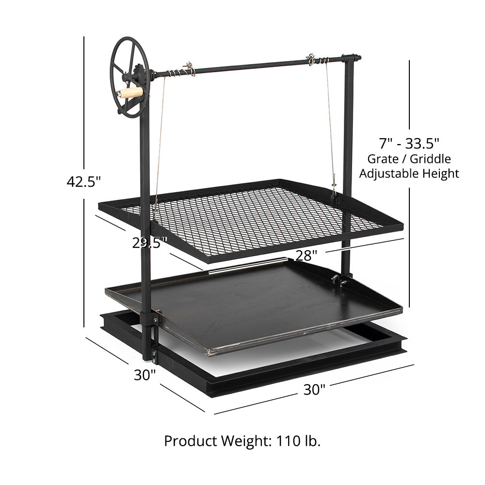 Adjustable Campfire Asado - view 10