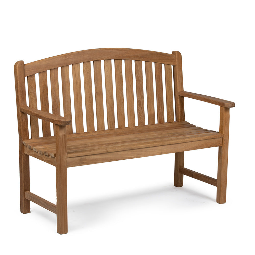 Grade A Teak Bow Back Bench | Ash & Ember