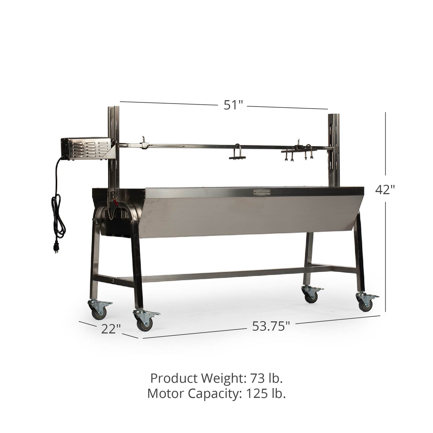 SCRATCH AND DENT - 25W Stainless Steel Rotisserie Grill - FINAL SALE - view 10