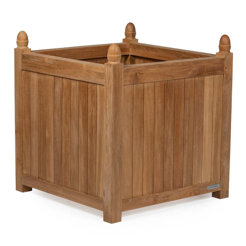 Solstice Grade A Teak Square Planter Box | 33"