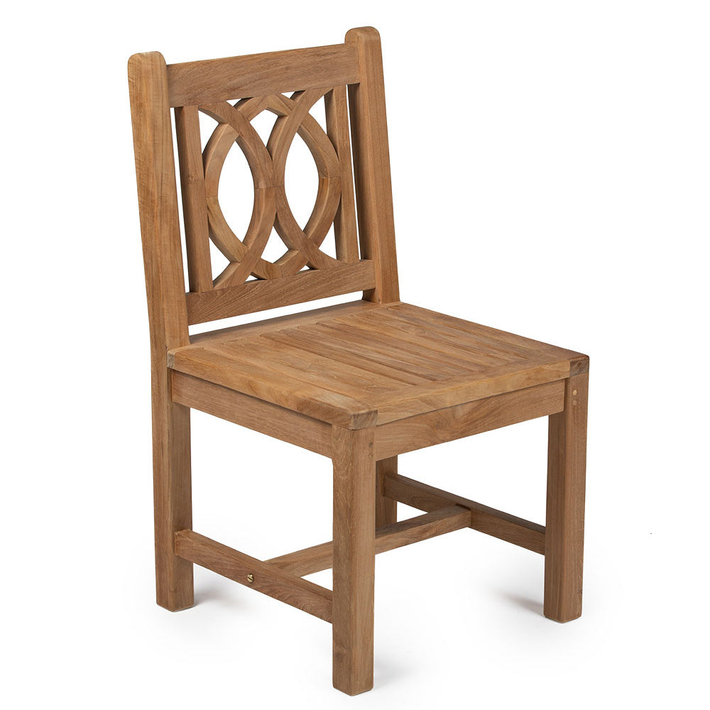 Luna Grade Teak Dining Chair Optional Arms