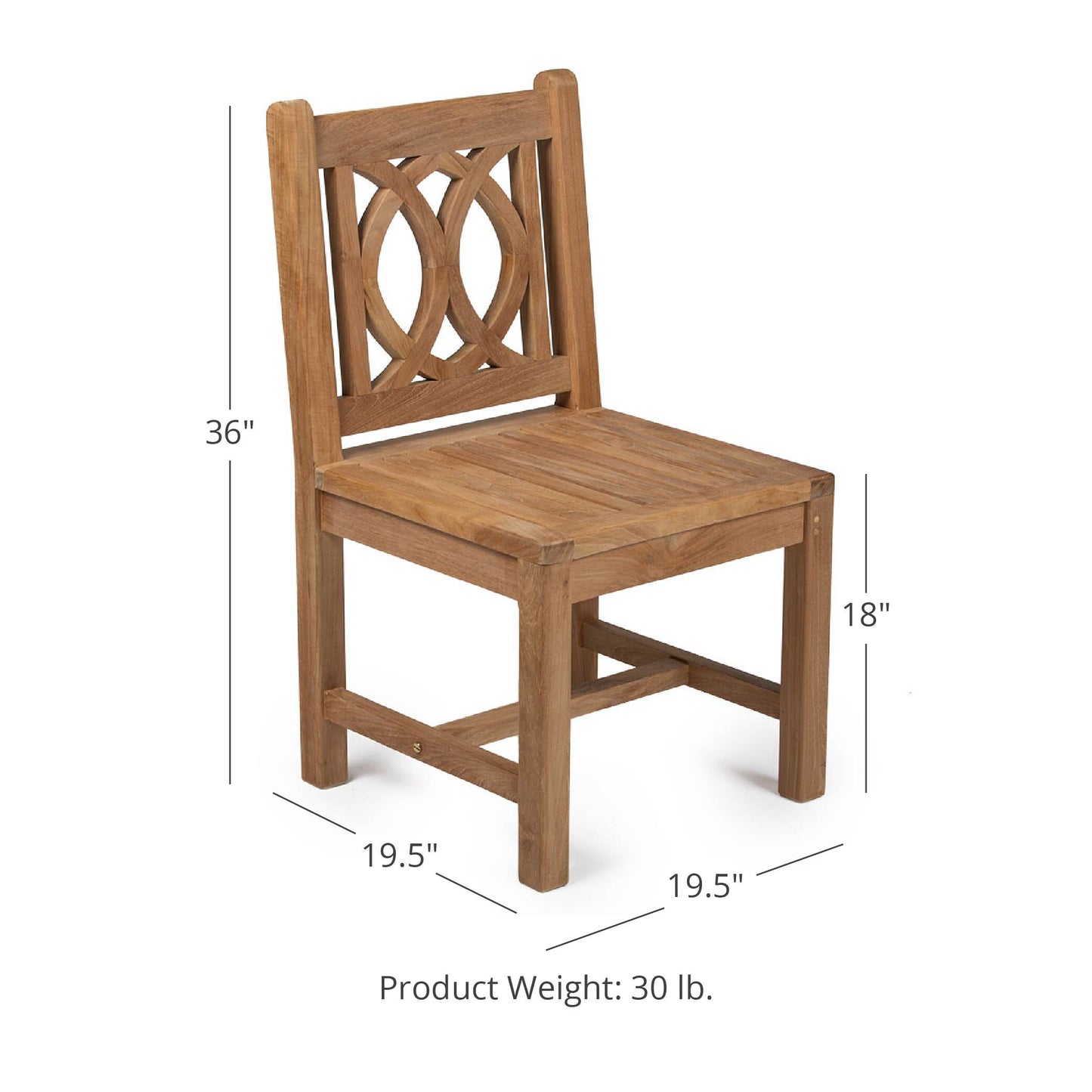 Luna Grade A Teak Chair - view 10