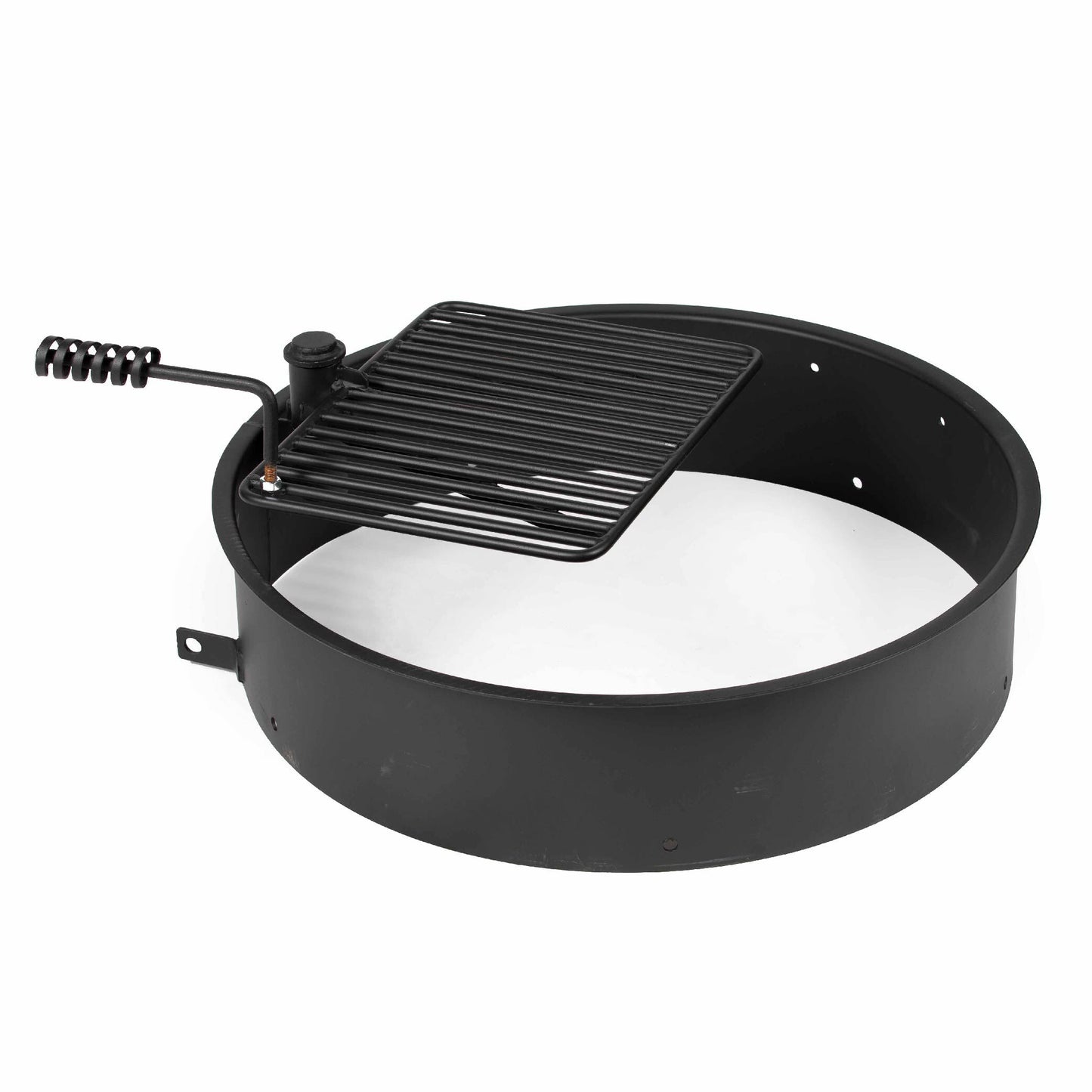 SCRATCH AND DENT - 32" Steel Camp Fire Ring & Outdoor Cooking Grate - FINAL SALE - view 1