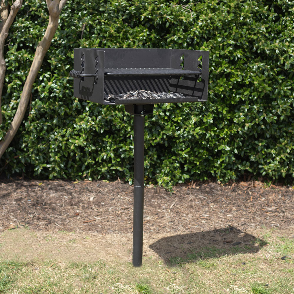 384 Sq. In. Jumbo Park-Style Grill - Optional Mounting Base: Grill Only | Grill Only - view 2