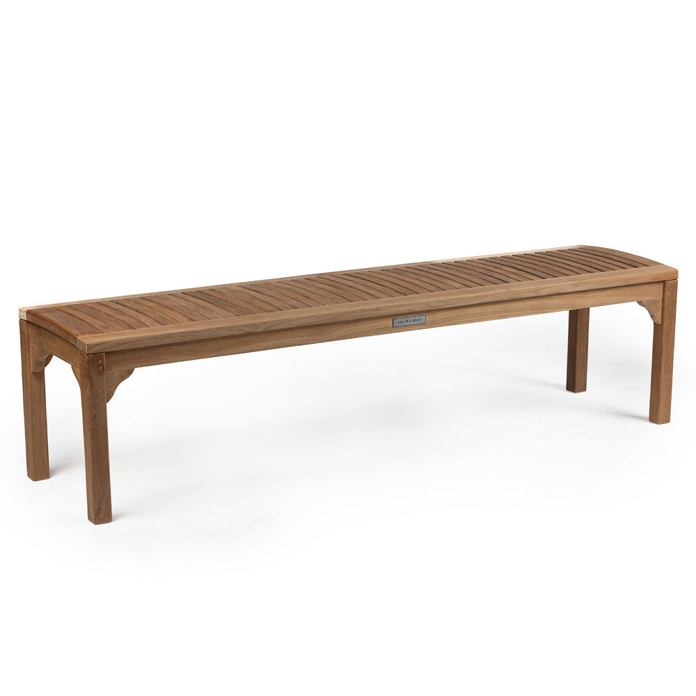 Sage Grade A Teak Backless Benches | 71" - view 9