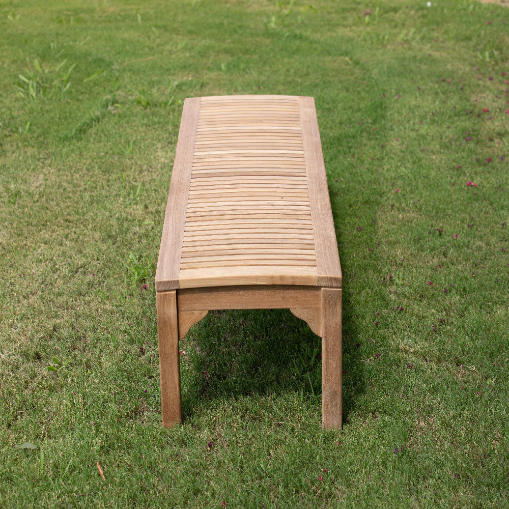 Sage Grade A Teak Backless Benches | 71" - view 10