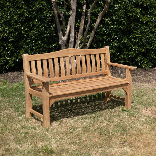 Hawthorne Grade A Teak Bench | 53" view 2