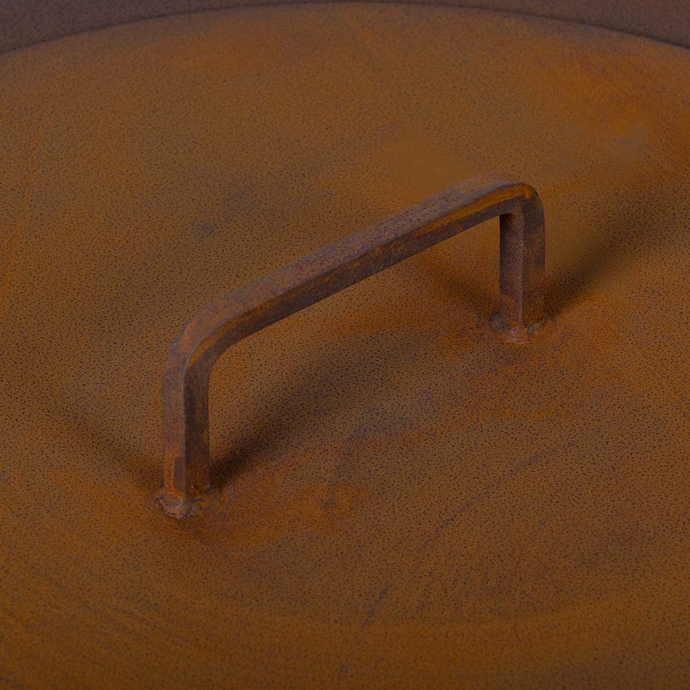 Corten Steel Dual Flame Smokeless Fire Pit | 24" Diameter