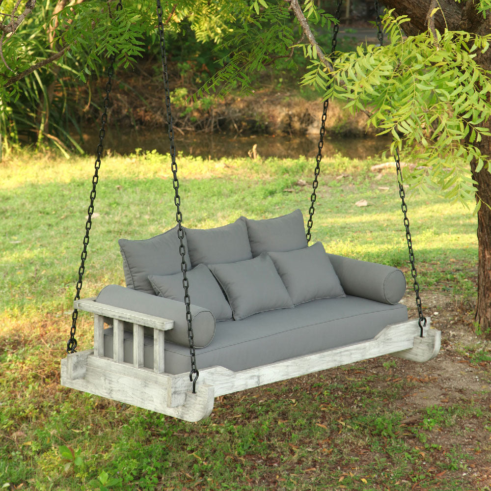Grade A Teak Twin Porch Swing Bed - view 3