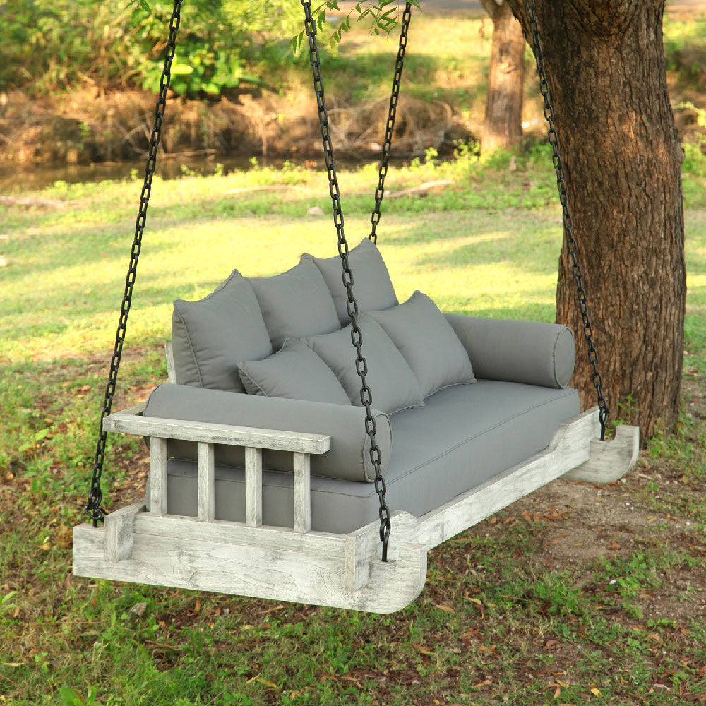 Grade A Teak Twin Porch Swing Bed - view 4