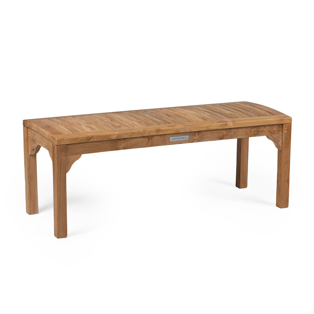 Sage Grade A Teak Backless Benches | 47" - view 1