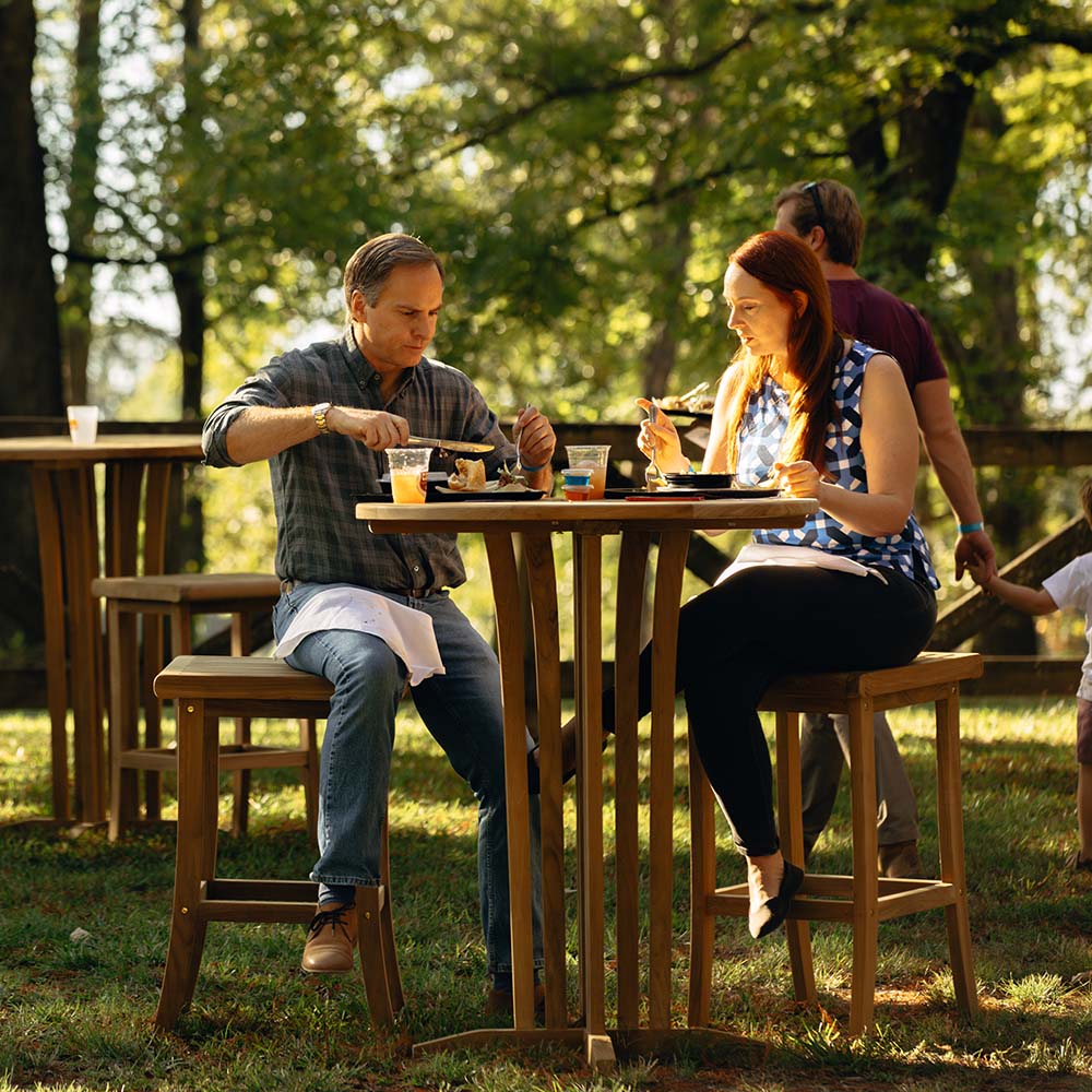 Acadia Grade A Teak 35" Bar Table - view 2