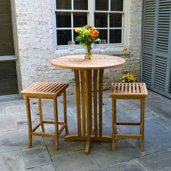 Acadia Grade A Teak 35” Bar Table