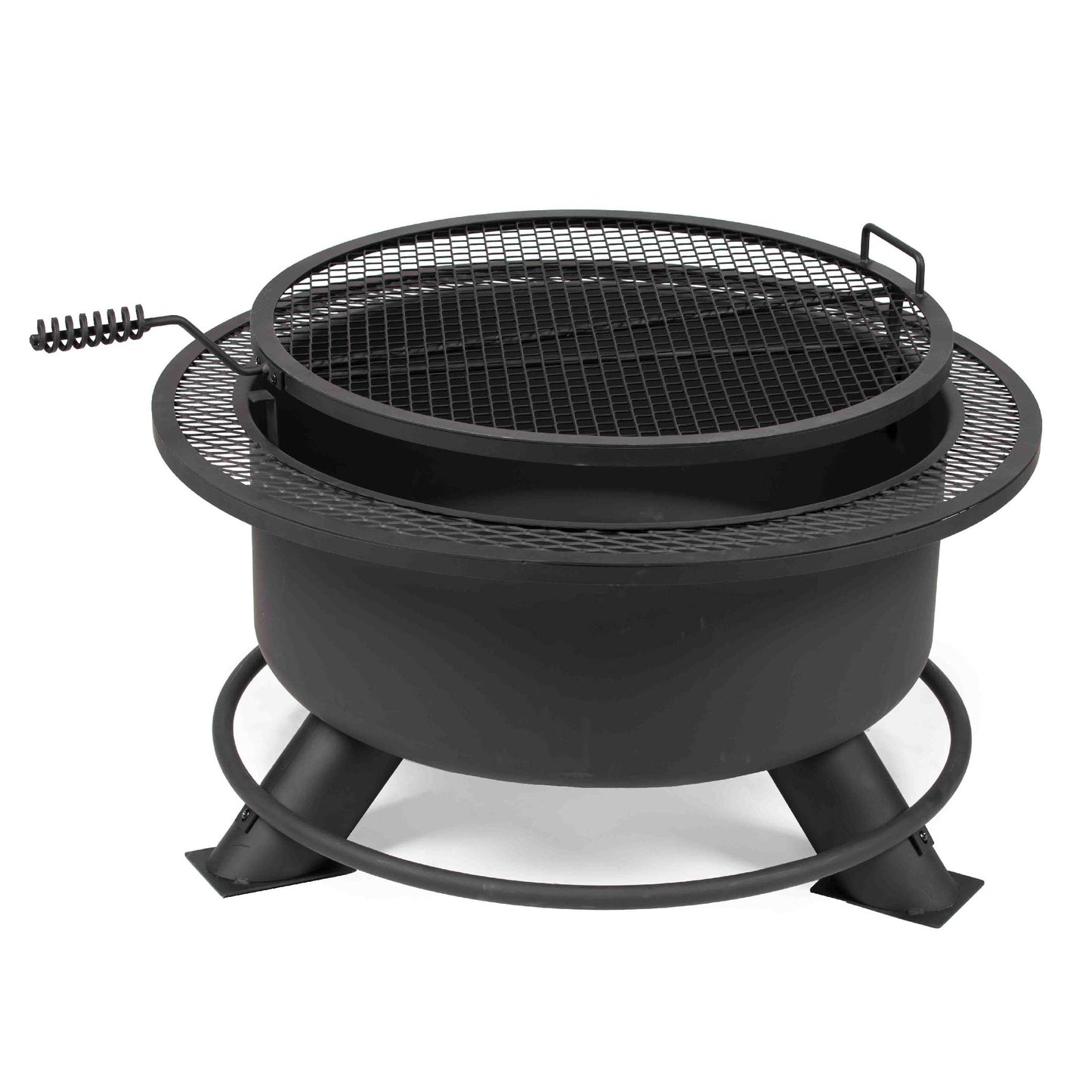 38" Fire Pit with Swivel Grate - view 1