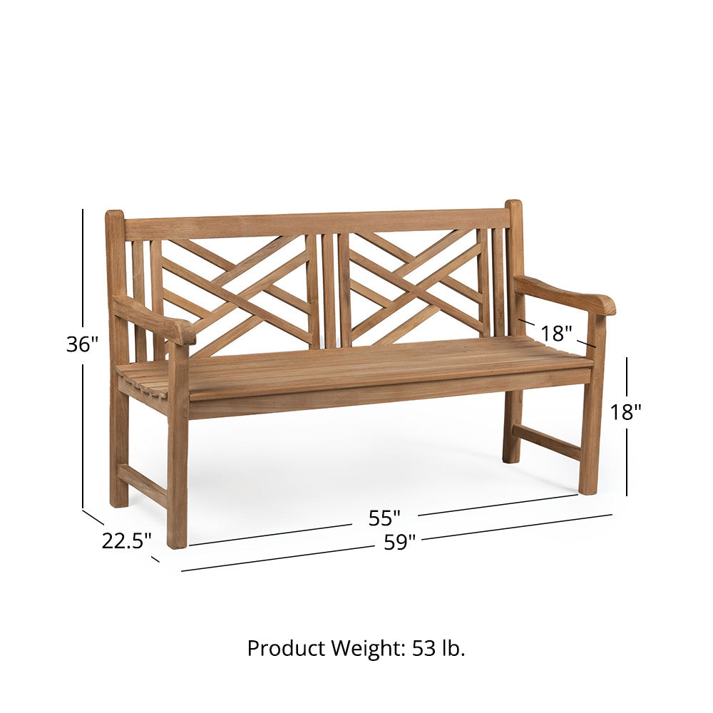 Summit Grade A Teak Benches | 5' - view 20