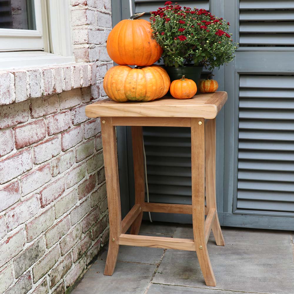 Acadia Grade A Teak Barstool | 30" - view 11