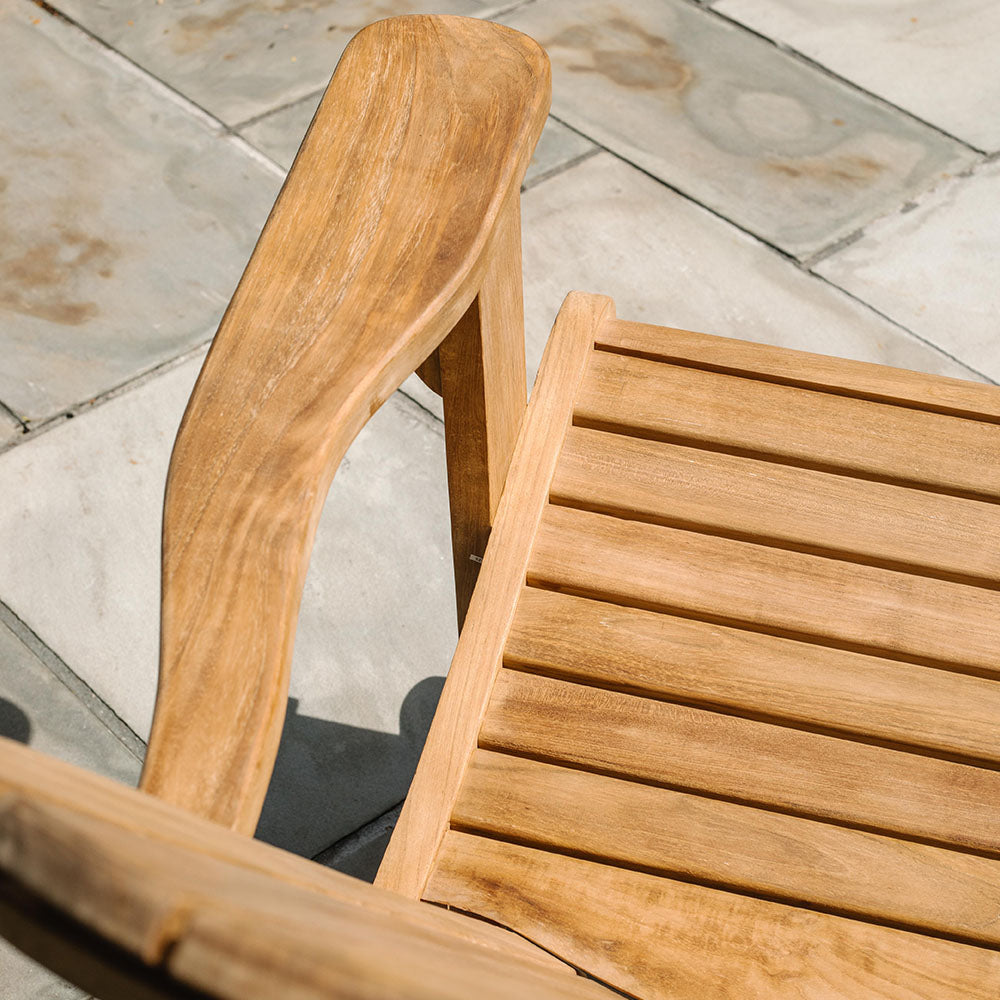 Grade A Teak Adirondack Rocking Chair | Ash & Ember