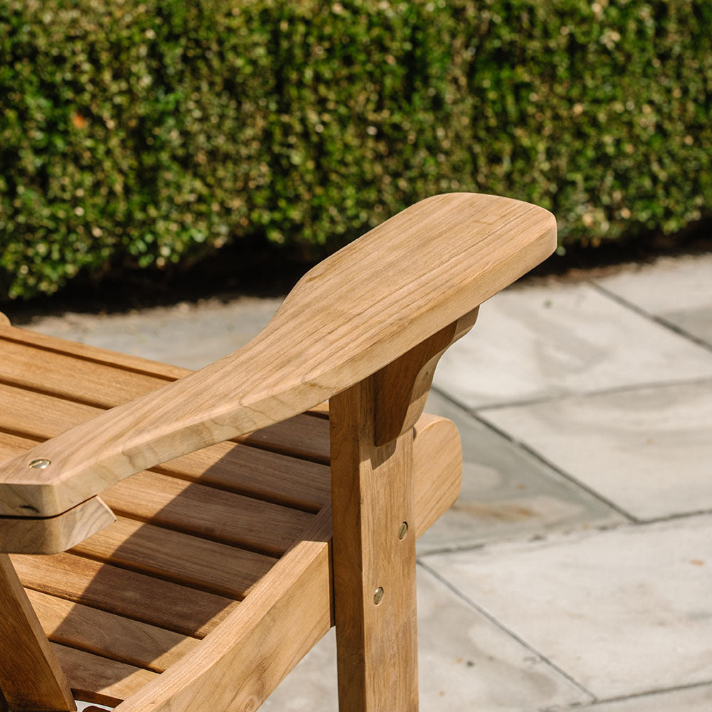 Grade A Teak Adirondack Rocking Chair | Ash & Ember