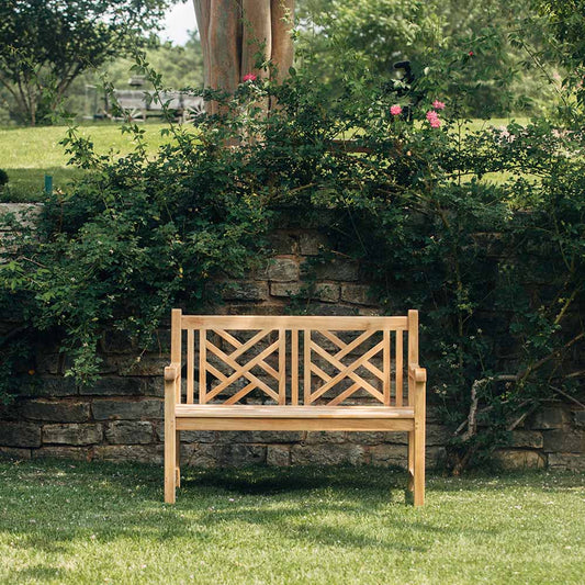 Summit Grade A Teak Benches | 4' view 2