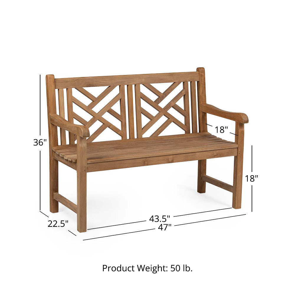 Summit Grade A Teak Benches | 4'