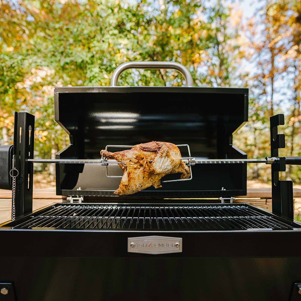 4W Rotisserie Grill with Hood