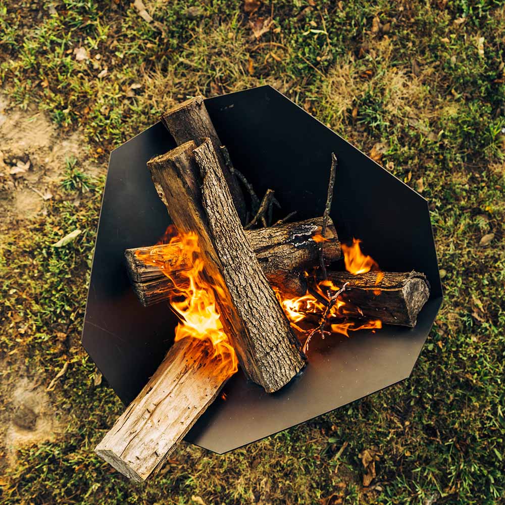 Portable Pop-Up Fire Pit with Carrying Bag