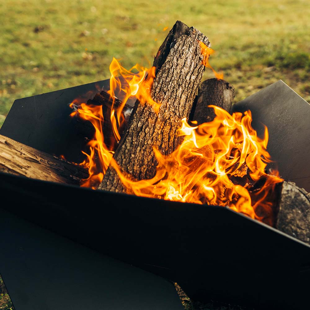 Portable Pop-Up Fire Pit with Carrying Bag