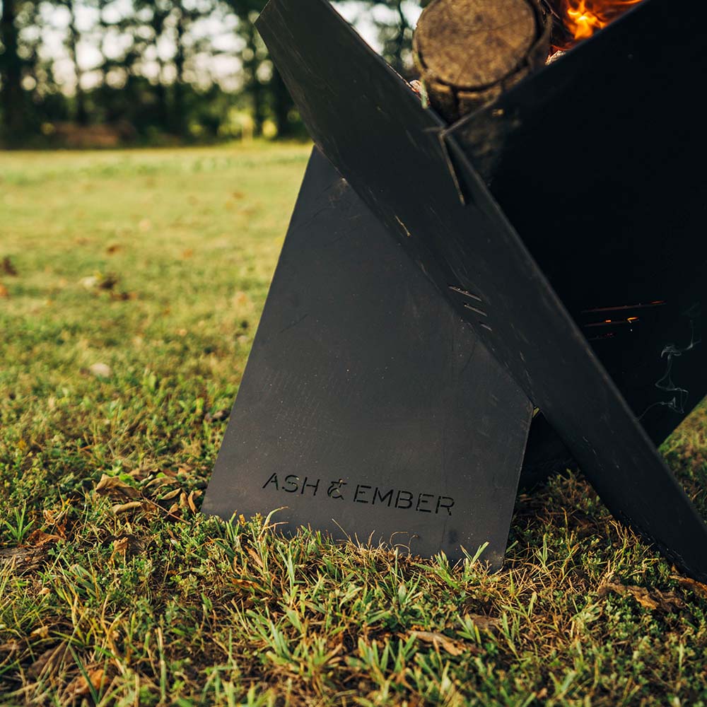 Portable Pop-Up Fire Pit with Carrying Bag