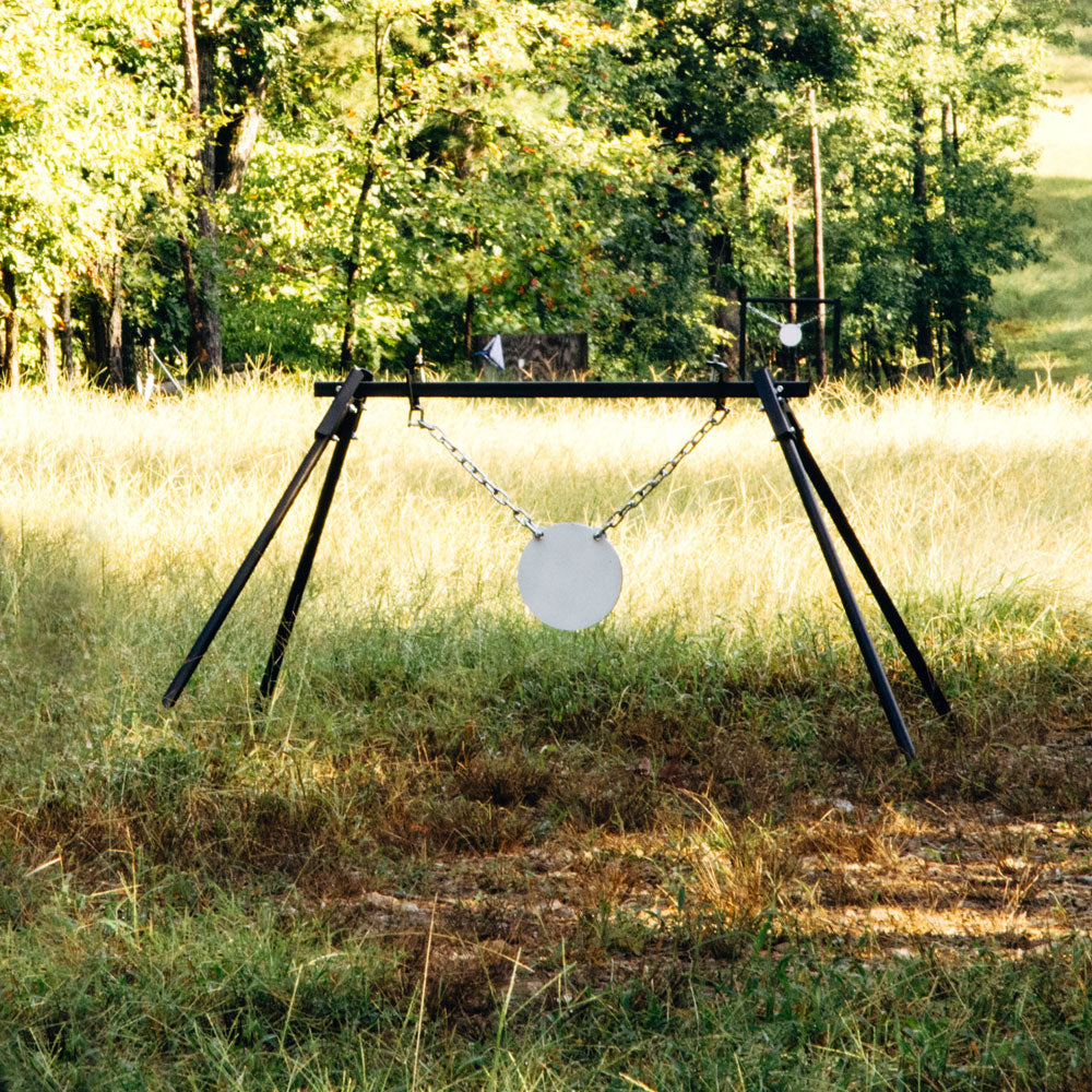 Single Gong Steel Target Stand - view 2