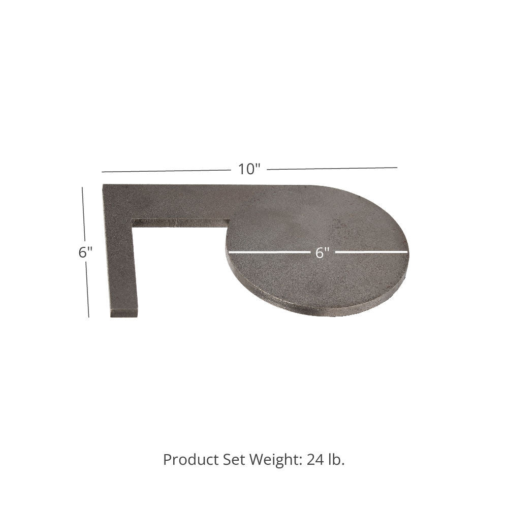 SCRATCH AND DENT - 3/8" AR500 Dueling Tree Steel Shooting Targets, 6" Dia. Swing Paddles - FINAL SALE - view 6