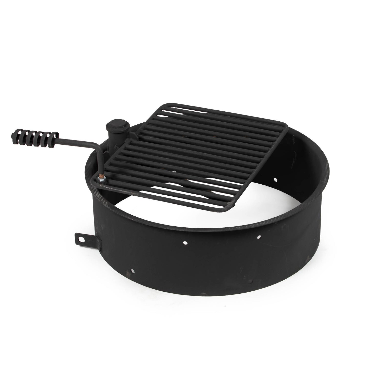 Steel Camp Fire Ring & Outdoor Cooking Grate - Fire Ring Size: 24" | 24" - view 1