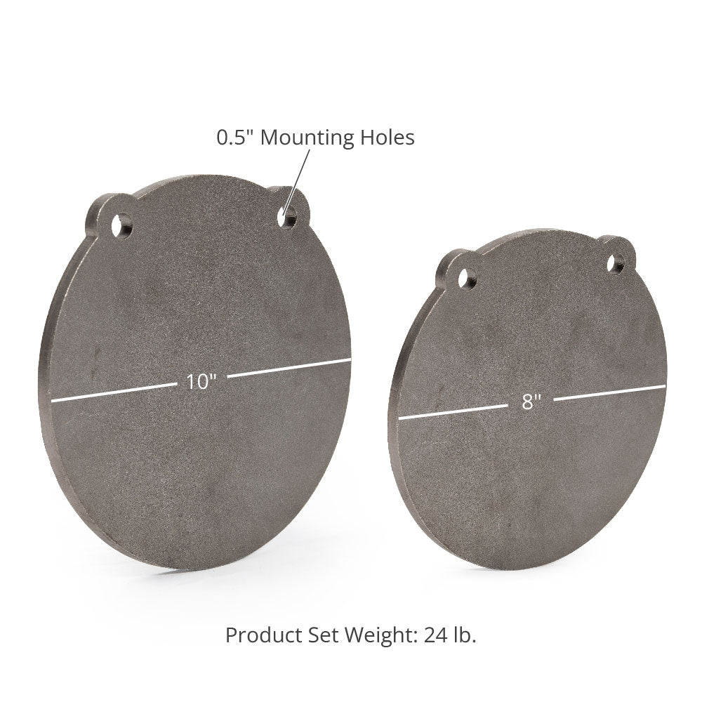 Set of 5 AR500 Steel Gong Shooting Targets | 1/2" - view 8