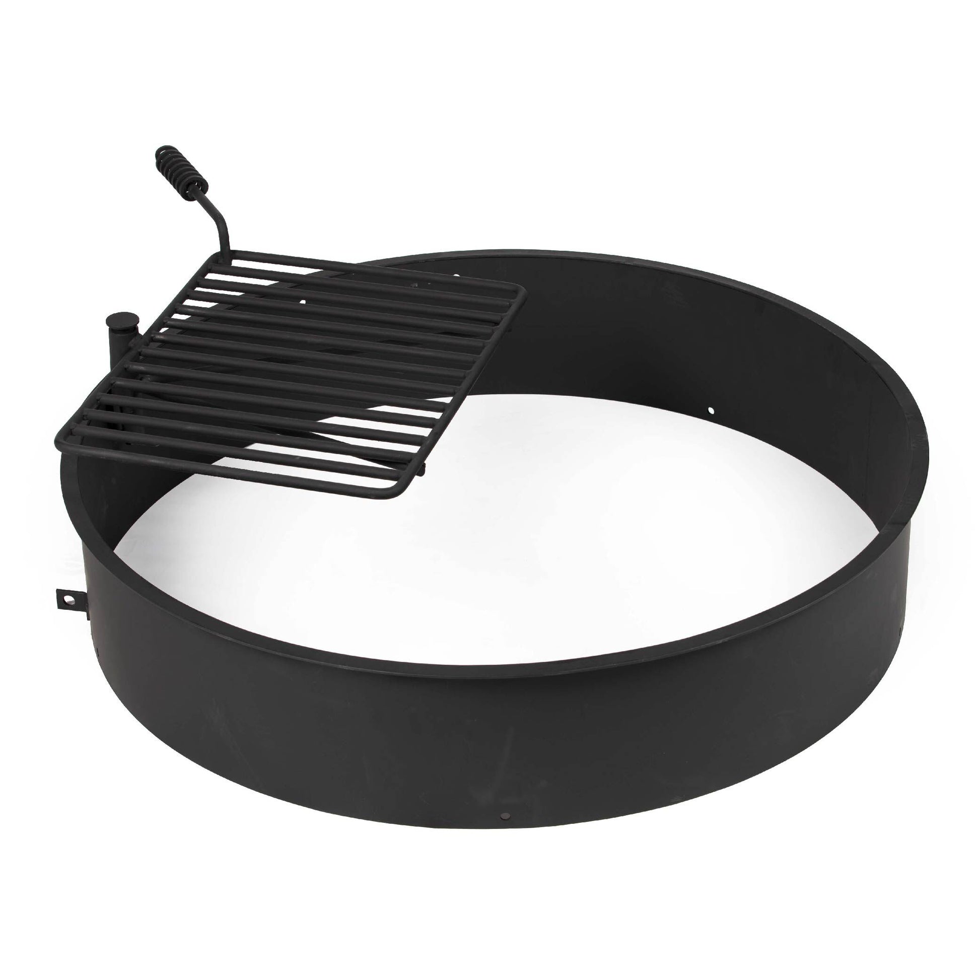 Steel Camp Fire Ring & Outdoor Cooking Grate - Fire Ring Size: 36" | 36"