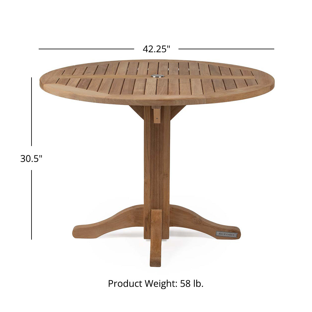 Luna Grade A Teak 42" Table - view 8