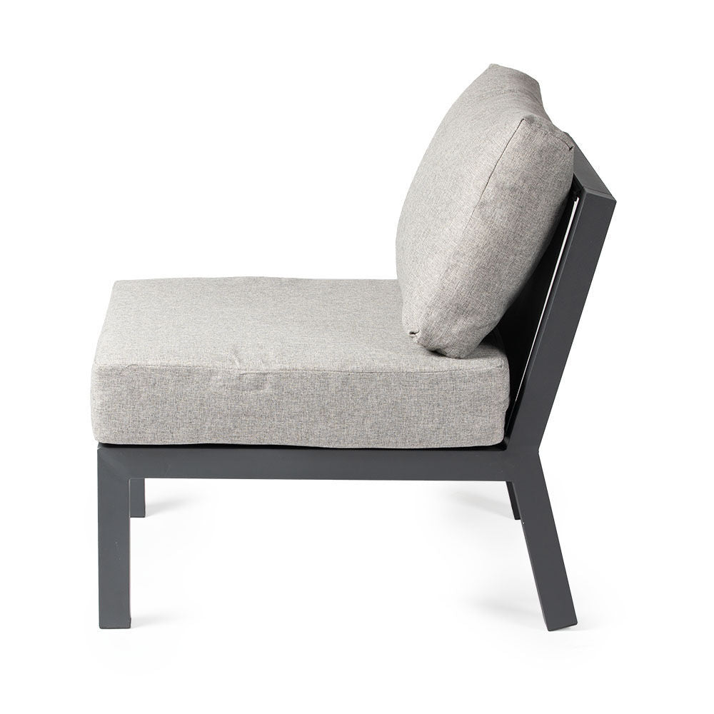 Caspian Armless Chair with Cushions