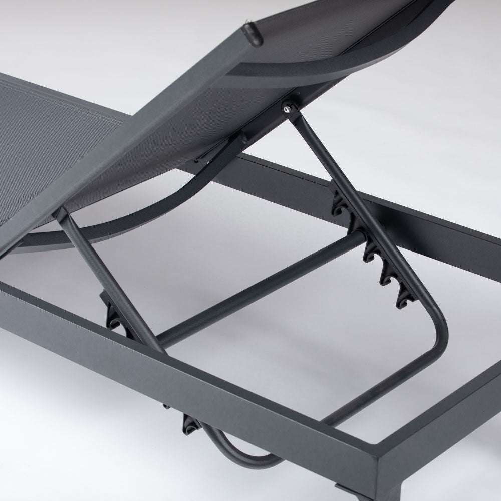 Caspian Reclining Sling Lounger - view 5