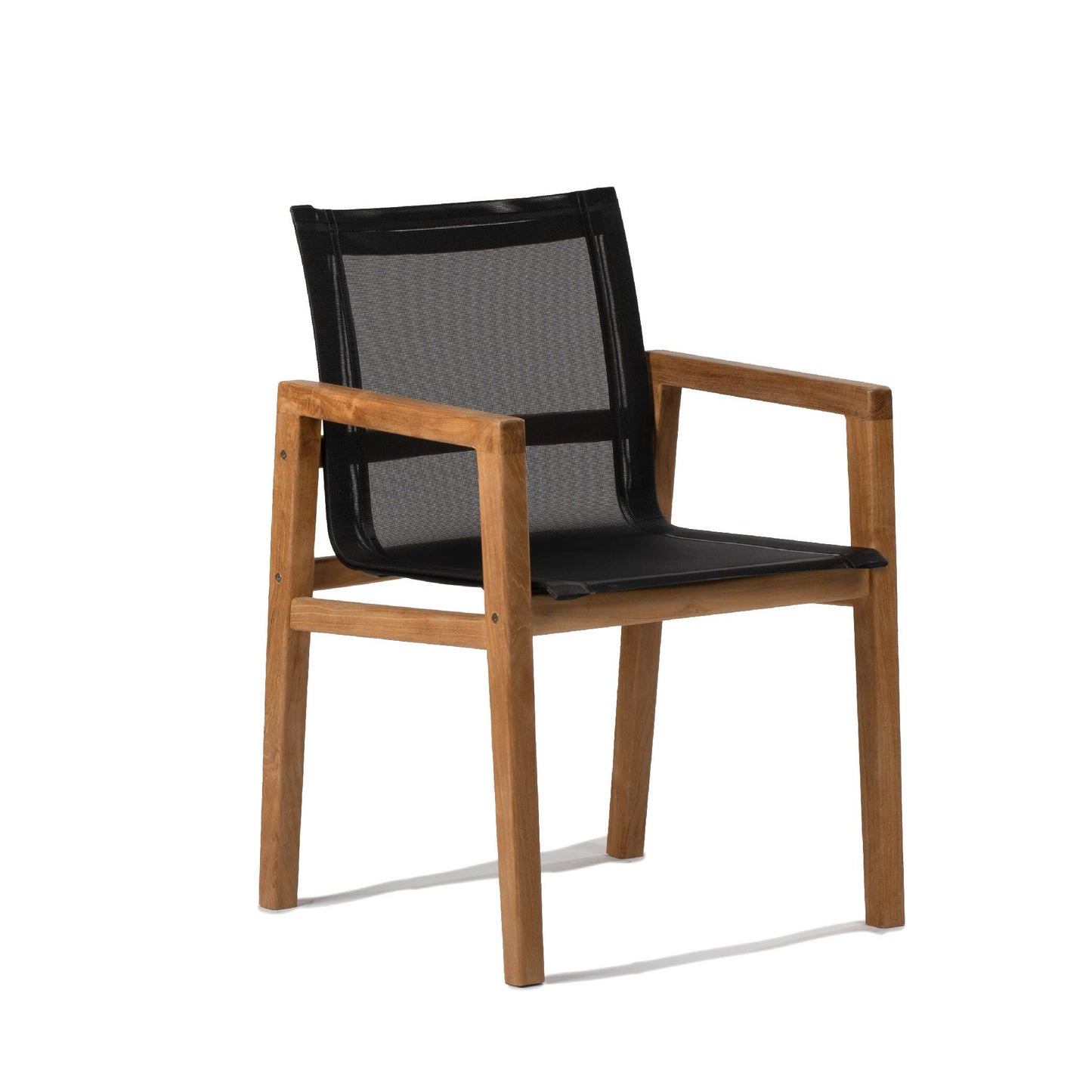 SCRATCH AND DENT - Onyx Grade A Teak Sling Dining Armchair - FINAL SALE - view 1