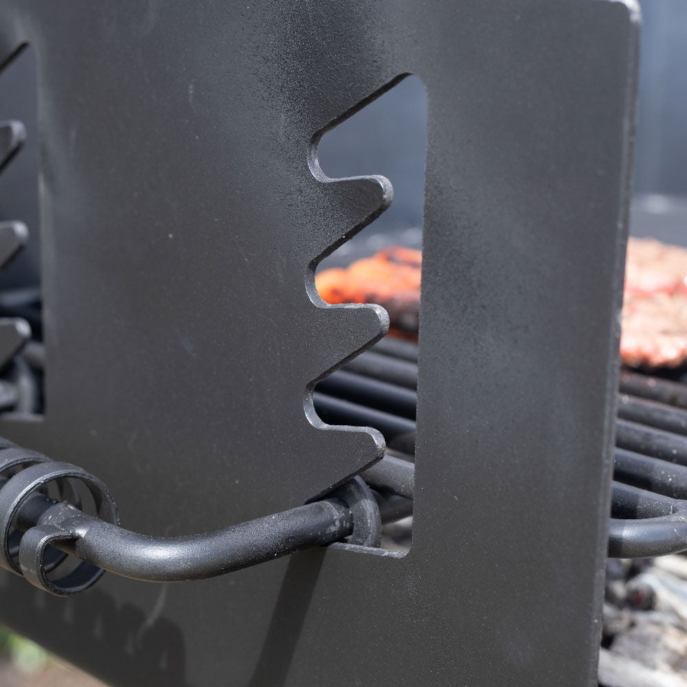 384 Sq. In. Jumbo Park-Style Grill - Optional Mounting Base: Grill + Base Anchor | Grill + Base Anchor - view 17