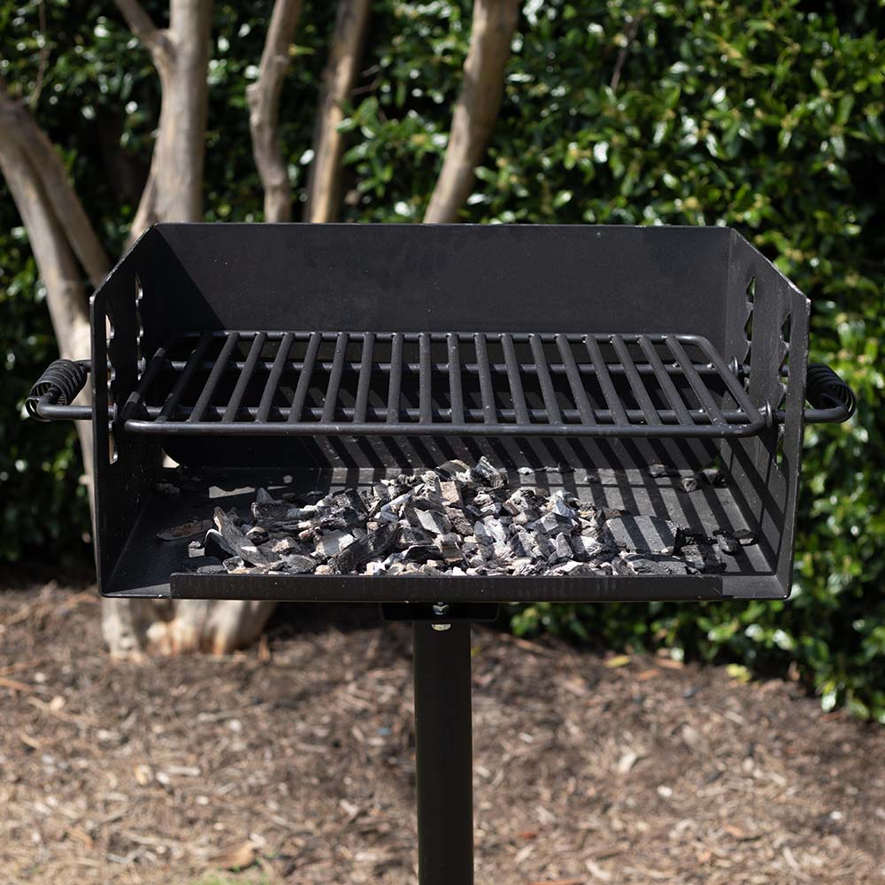 384 Sq. In. Park-Style Charcoal Grill | Grill Only - view 3