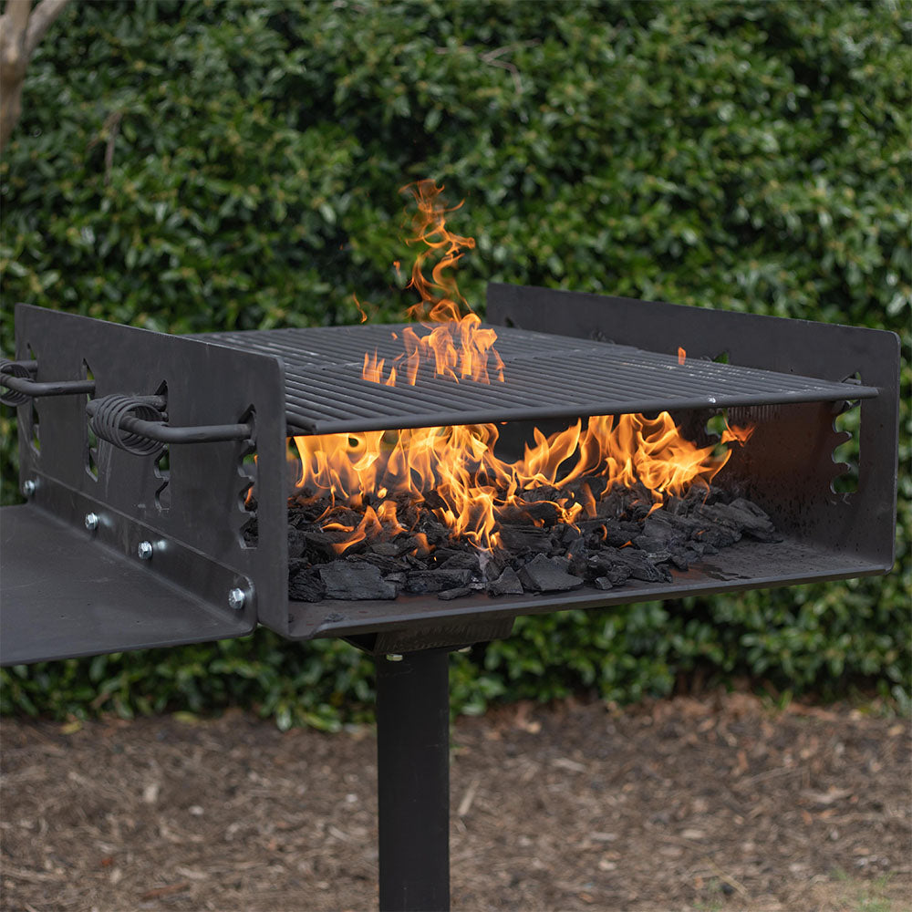 942 Sq. In. Park Style Charcoal Grill - view 3