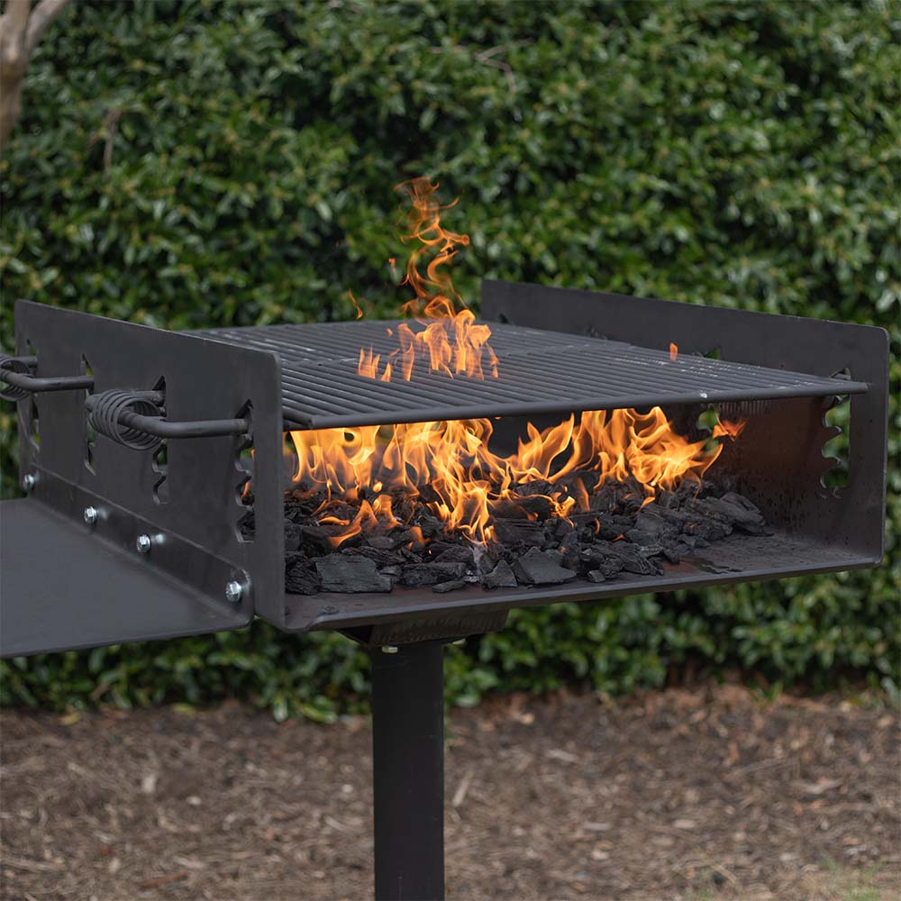 942 Sq. In. Park Style Charcoal Grill - view 3