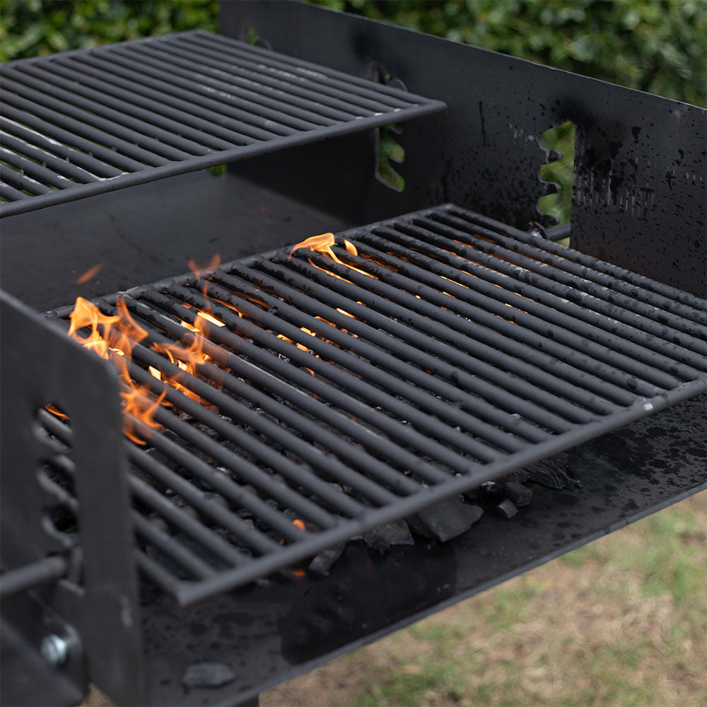 942 Sq. In. Park Style Charcoal Grill - view 4