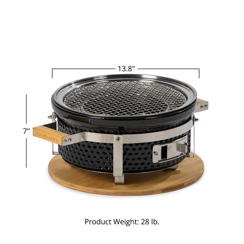 14" Tabletop Hibachi & Griddle Set