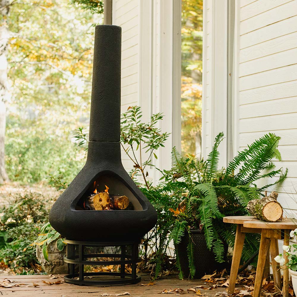Ceramic Chiminea - view 2