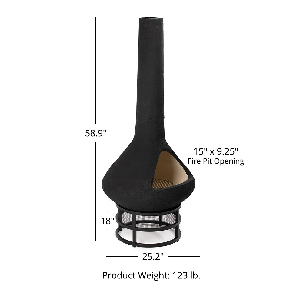 Ceramic Chiminea - view 8