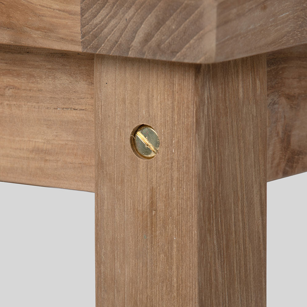 Sierra Grade A Teak End Table | End Table with Shelf