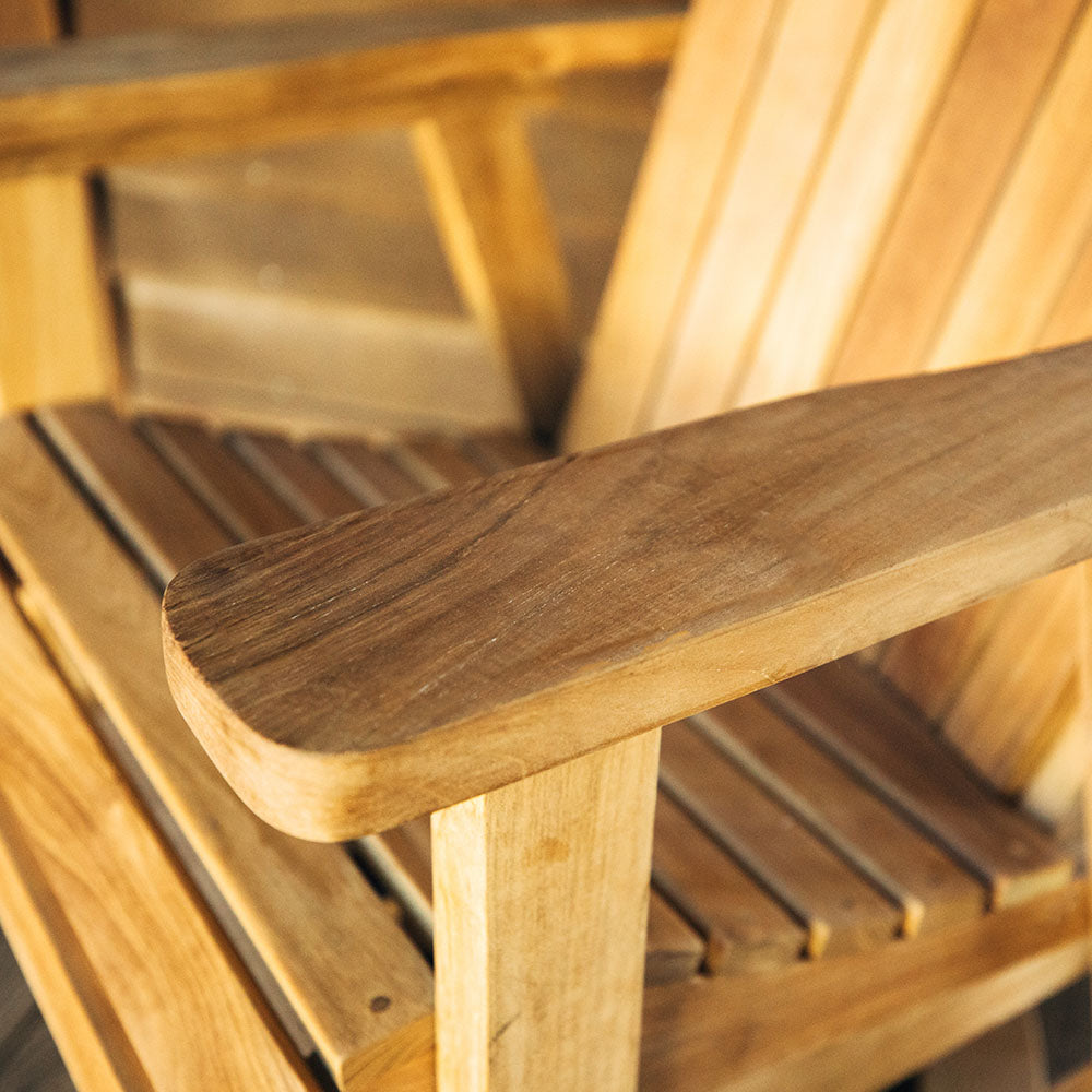 Savannah Grade A Teak Swivel Glider Rocking Chair