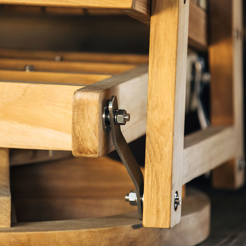 Savannah Grade A Teak Swivel Glider Rocking Chair - view 8