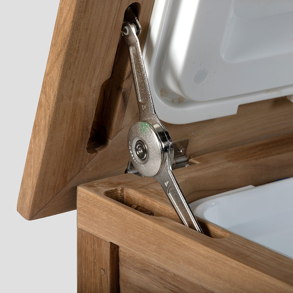 Grade A Teak Ice Chest - view 7