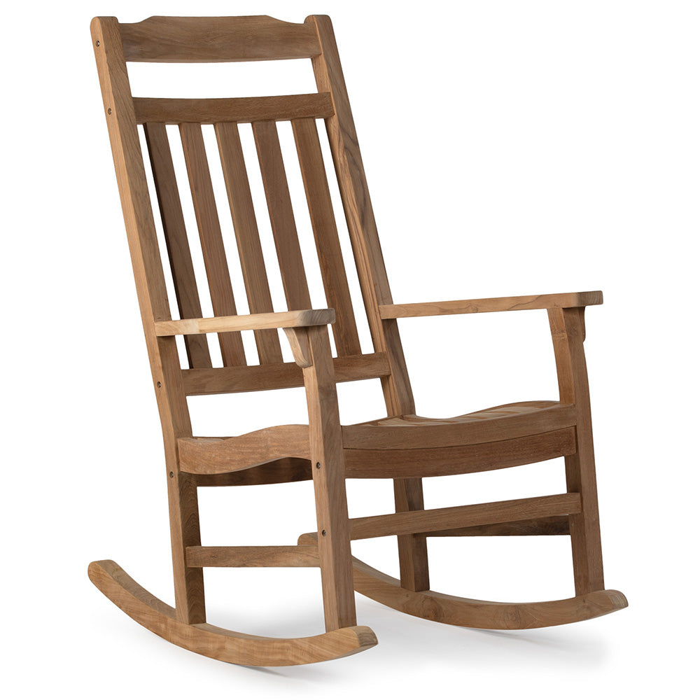 Grade A Teak Rocking Chair | Ash & Ember